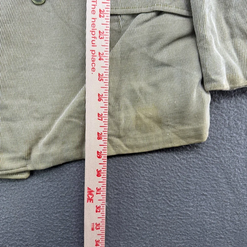Vintage‎ Corduroy Matiles Shop Jacket Men 41R Double Breasted Thrashed Grunge